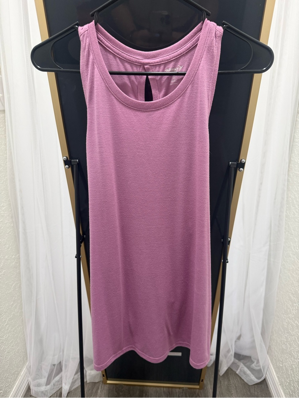 Old Navy Mauve Scoop Neck Tank Dress
